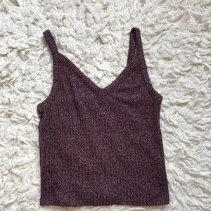AMERICAN EAGLE rib crop top